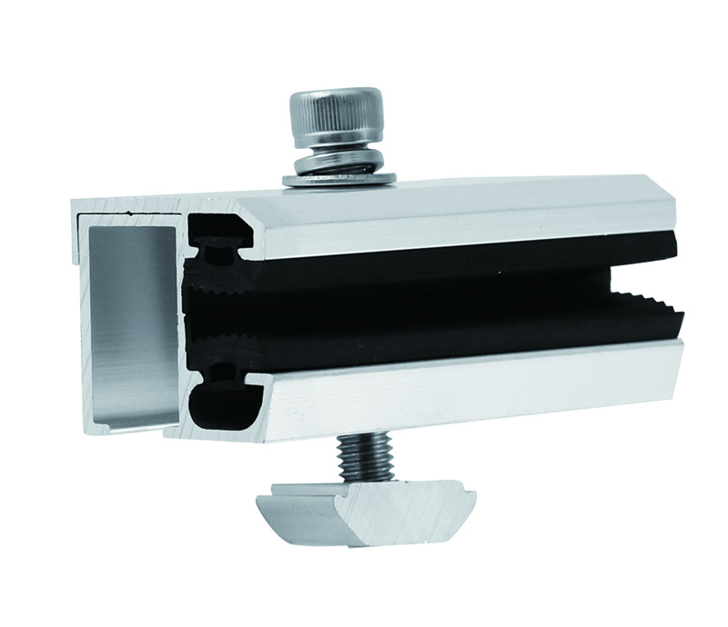 Thin film end clamp ，Double glass solar module clamp 